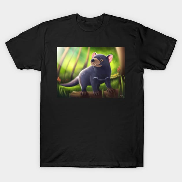 Tasmanian Devil T-Shirt by CharleyFox